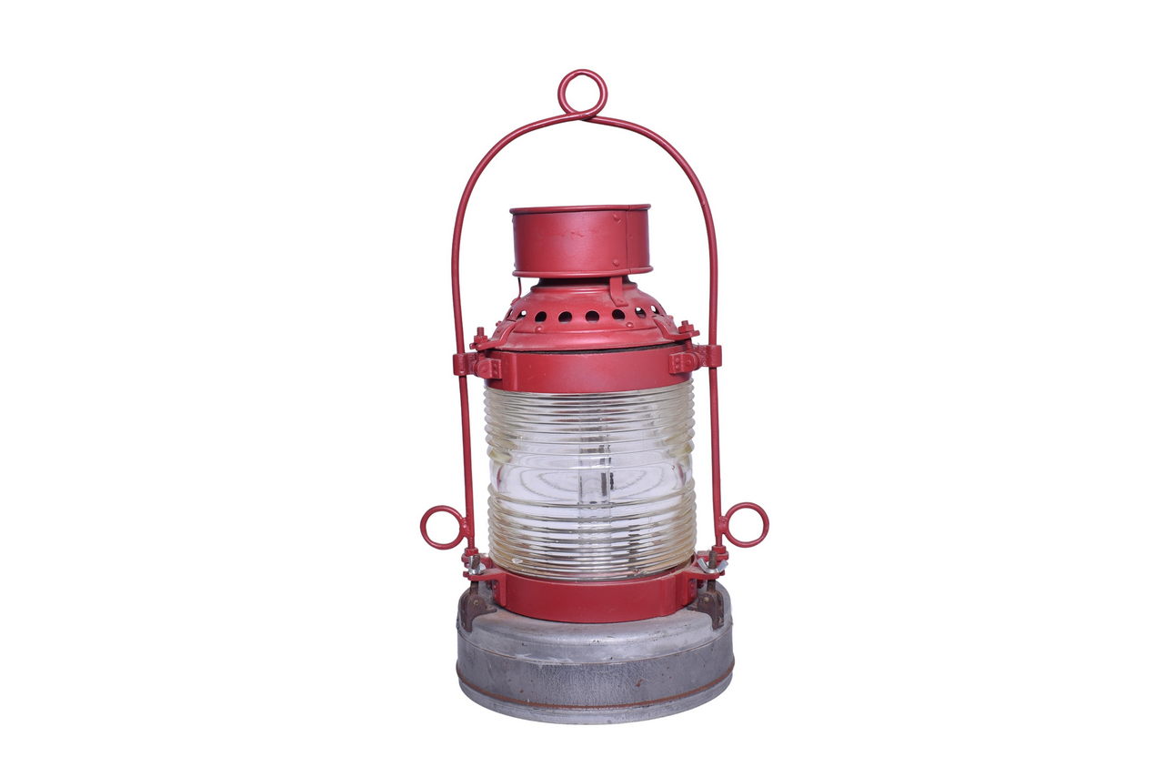 4158 - Dressel Mohawk New York State Canals Marine Channel Lantern w/ Clear Fresnel Lens Globe thumbnail