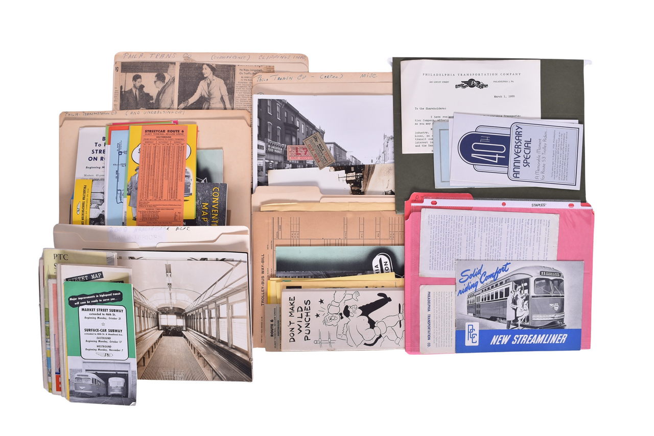 4166 - Philadelphia Transportation Company Interurban Railroad Paper Group thumbnail