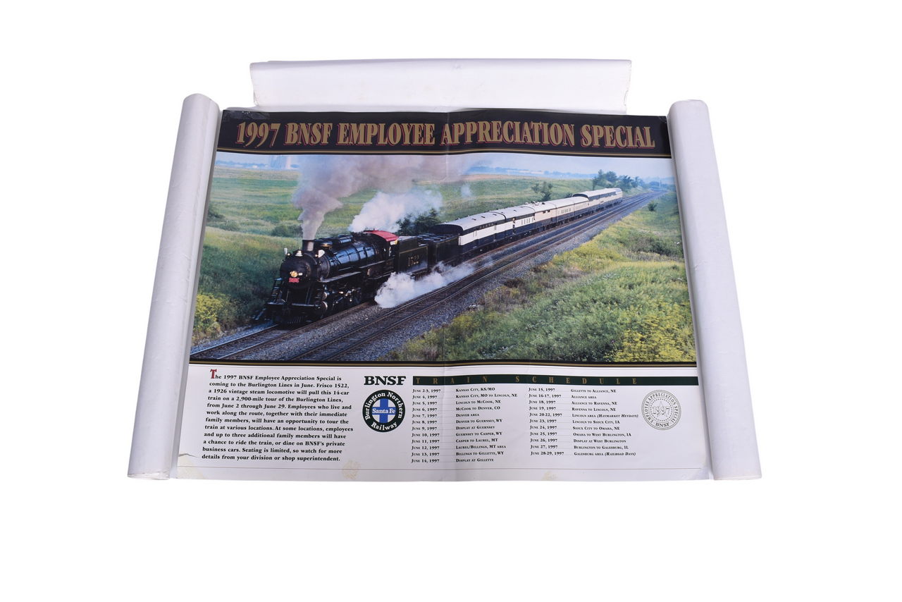 4183 - Four Western Railroad Wall Posters - Rio Grande and Burlington Northern Santa Fe thumbnail