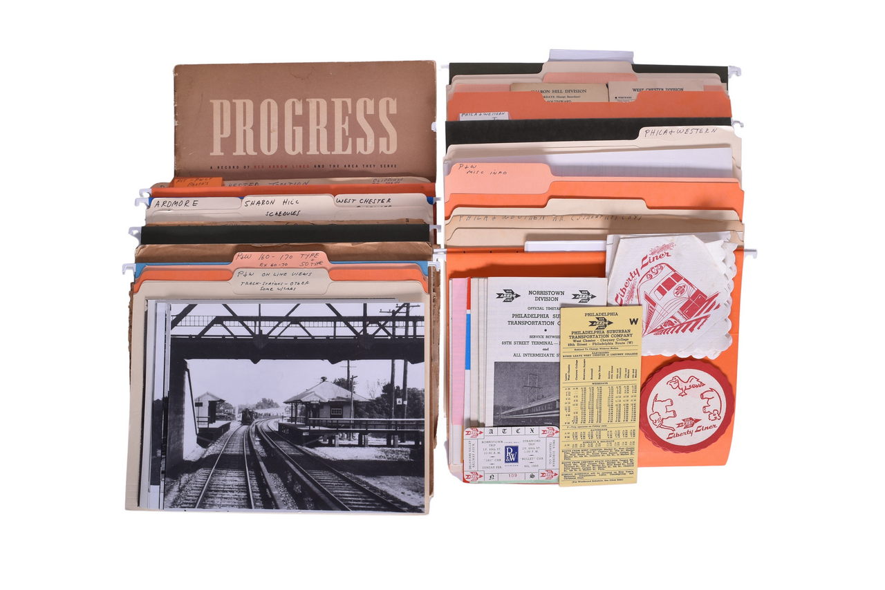 4196 - Pennsylvania Interurban Railroad Paper Memorabilia - Red Arrow Lines and More! thumbnail