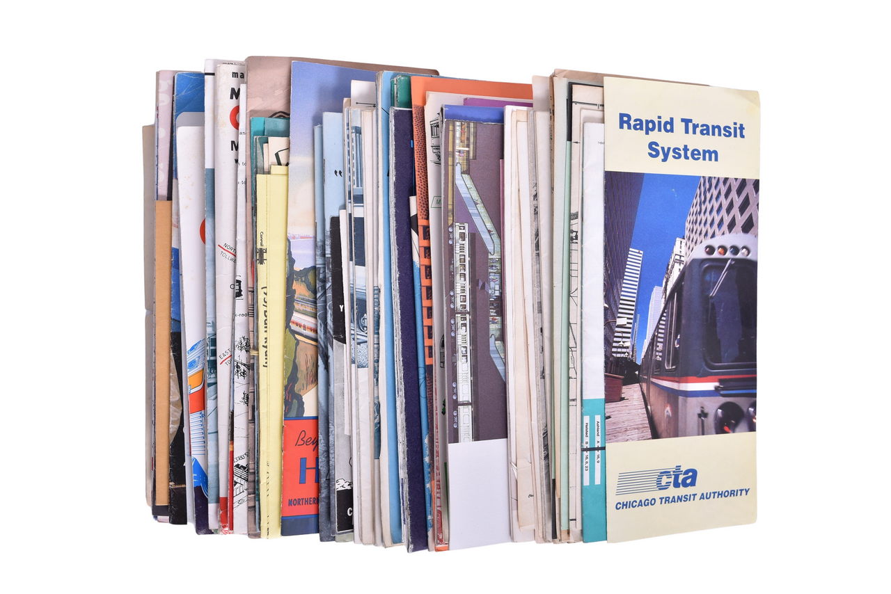 4207 - Over 80+ Chicago Transit Authority Maps, Route Guides, and Paper Ephemera thumbnail