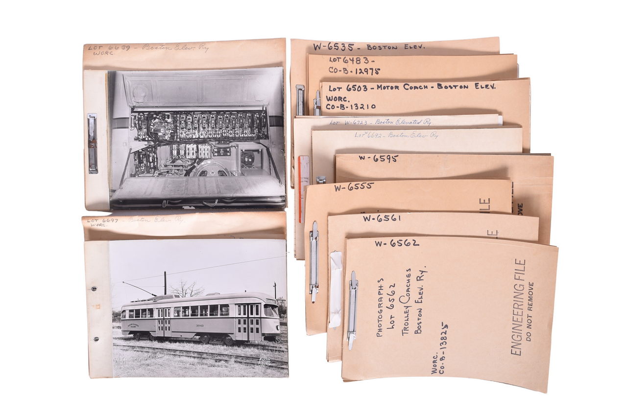 4210A - 63 Boston Electric Railway Interurban Trolley Coach Photos from Pullman Archives thumbnail