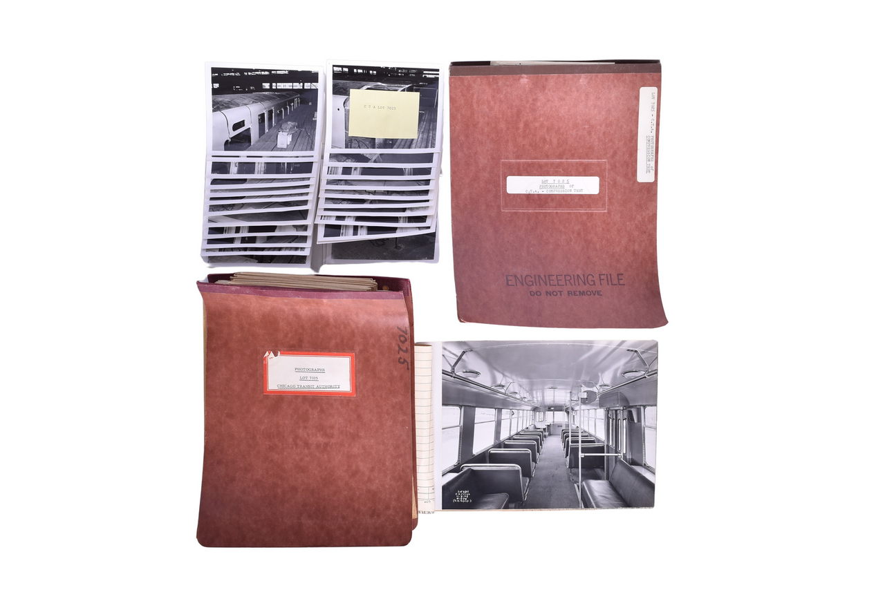 4220A - 129 Chicago Transit Authority Interurban Trolley Coach Photos from Pullman Archives thumbnail