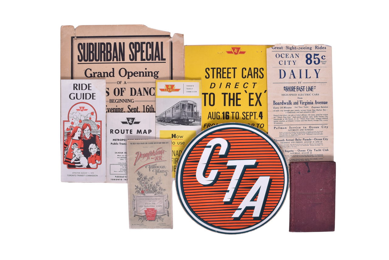 4222 - Early Interurban Posters and Information - Pennsylvania Railroad 1894 Timetable thumbnail