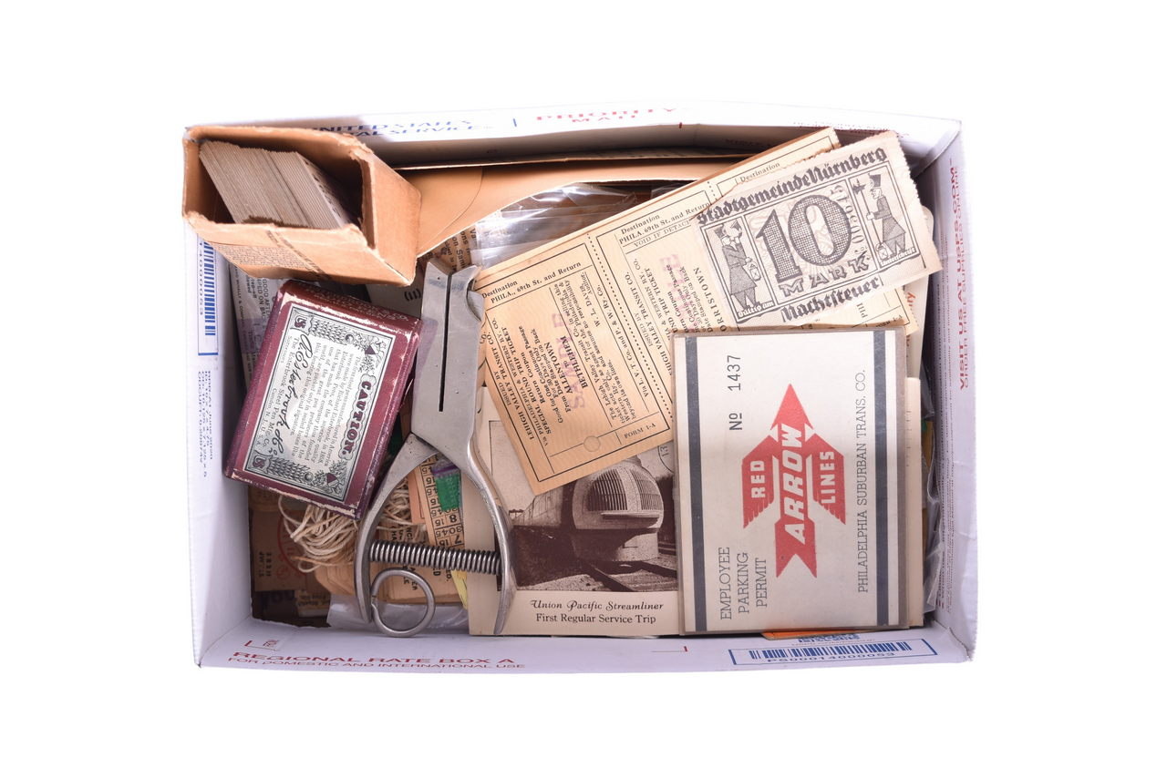 4236 - Interurban Railroad Ticket Collection - 300+ Tickets! and Ticket Punch thumbnail