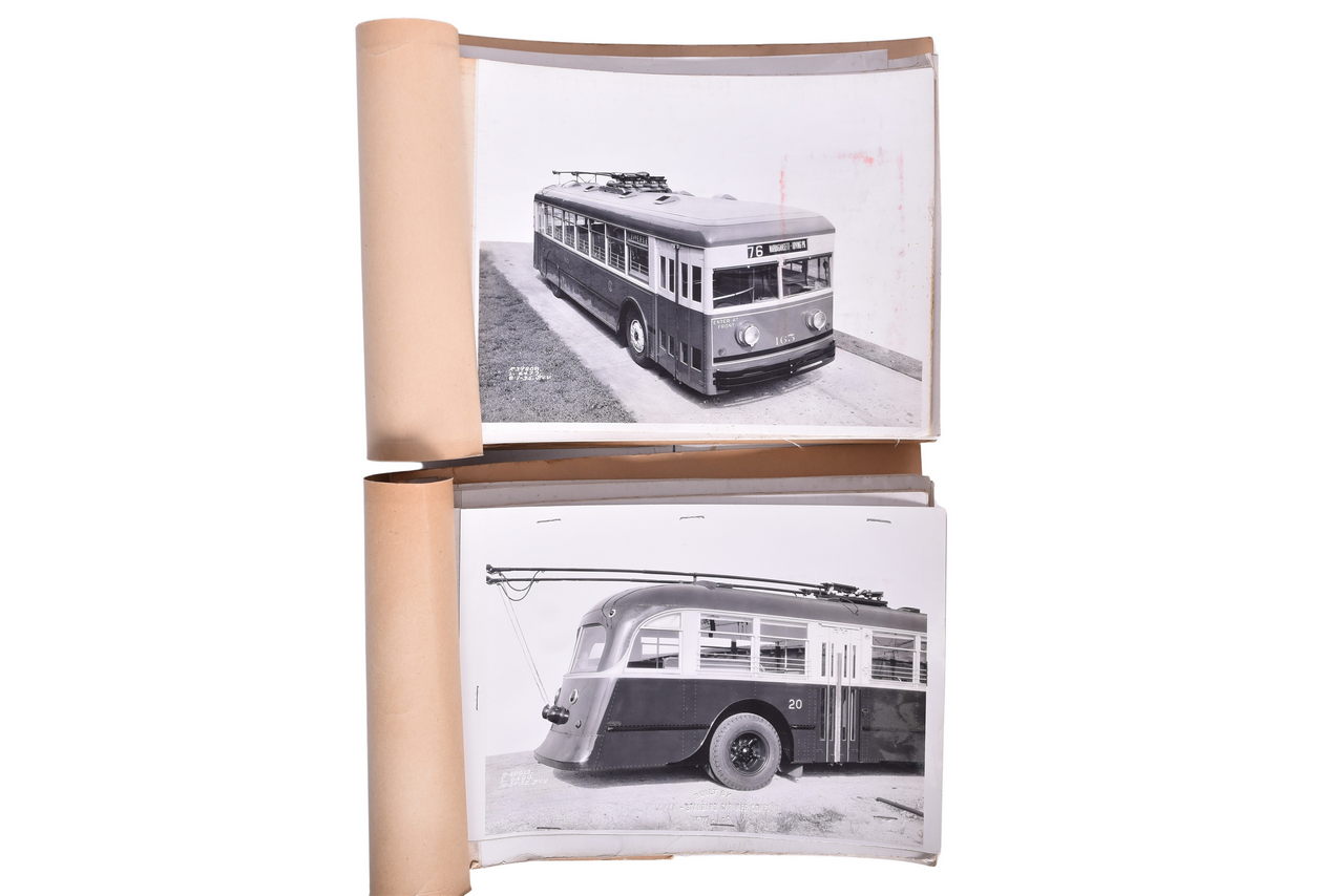 4240A - 94 Chicago Surface Lines and Oakwood St. Railway Interurban Trolley Coach Photos from Pullman Archives thumbnail