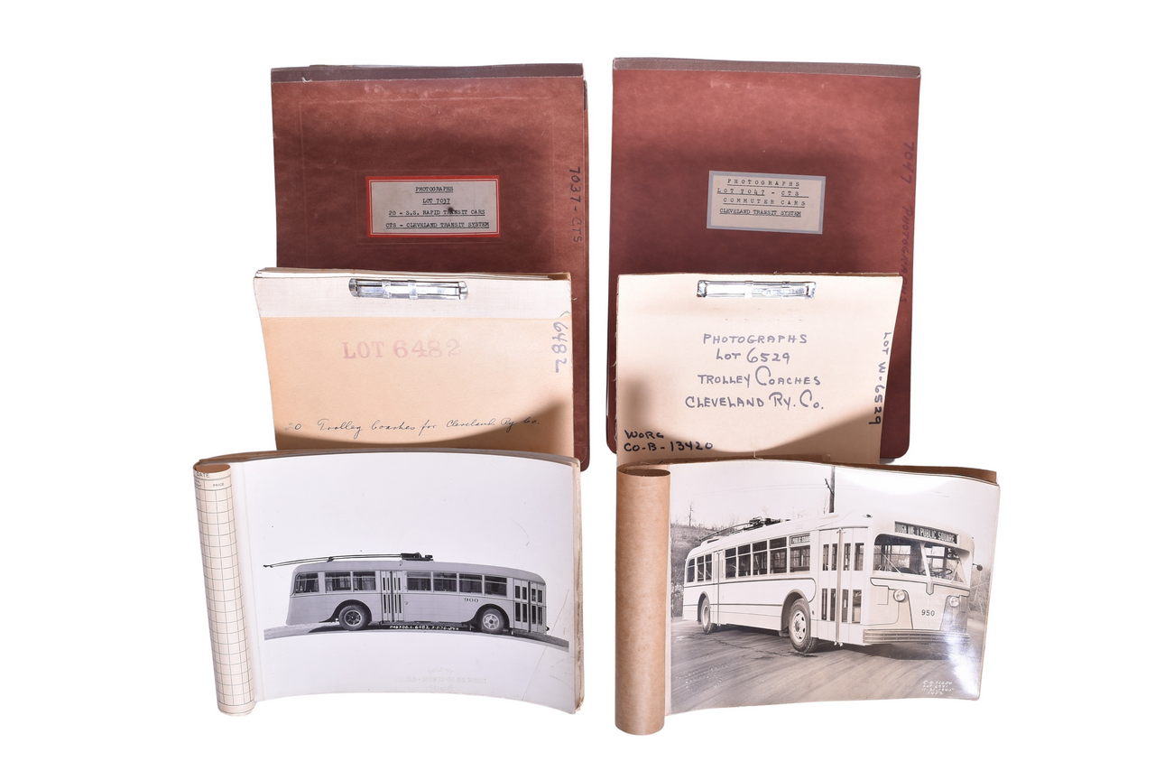 4250A - 144 Cleveland Transit System Interurban Trolley Coach Photos from Pullman Archives thumbnail