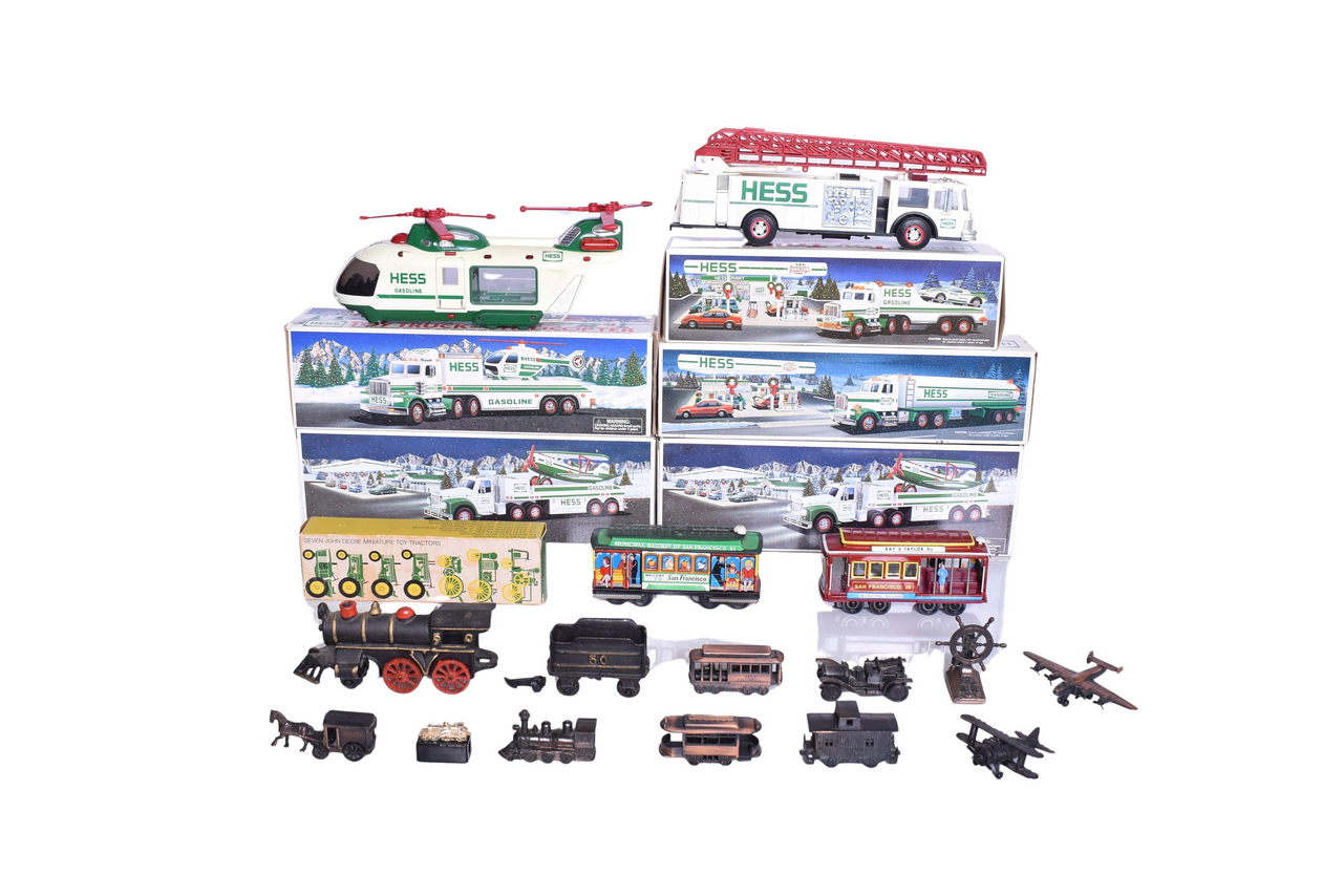 4284 - Group of Hess Banks / Toy Trucks and Other Die cast Toys thumbnail