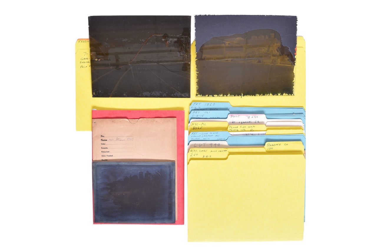 4290 - Twelve Glass Photo Negatives of East Coast Interurban Railroads - New York Central, Lehigh thumbnail