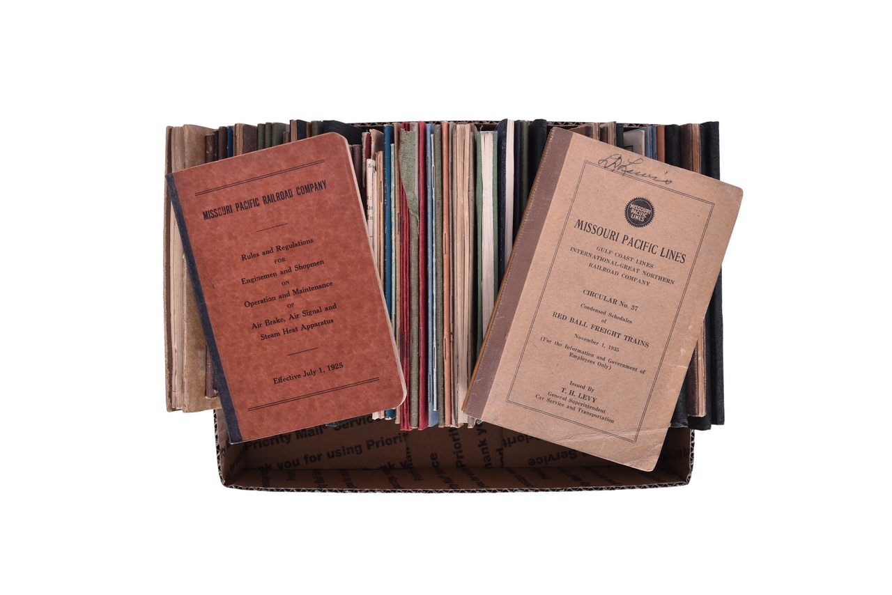 4293 - Sixty-Eight Missouri Pacific Railroad Rule Books, Agreements, Instructions, and More thumbnail