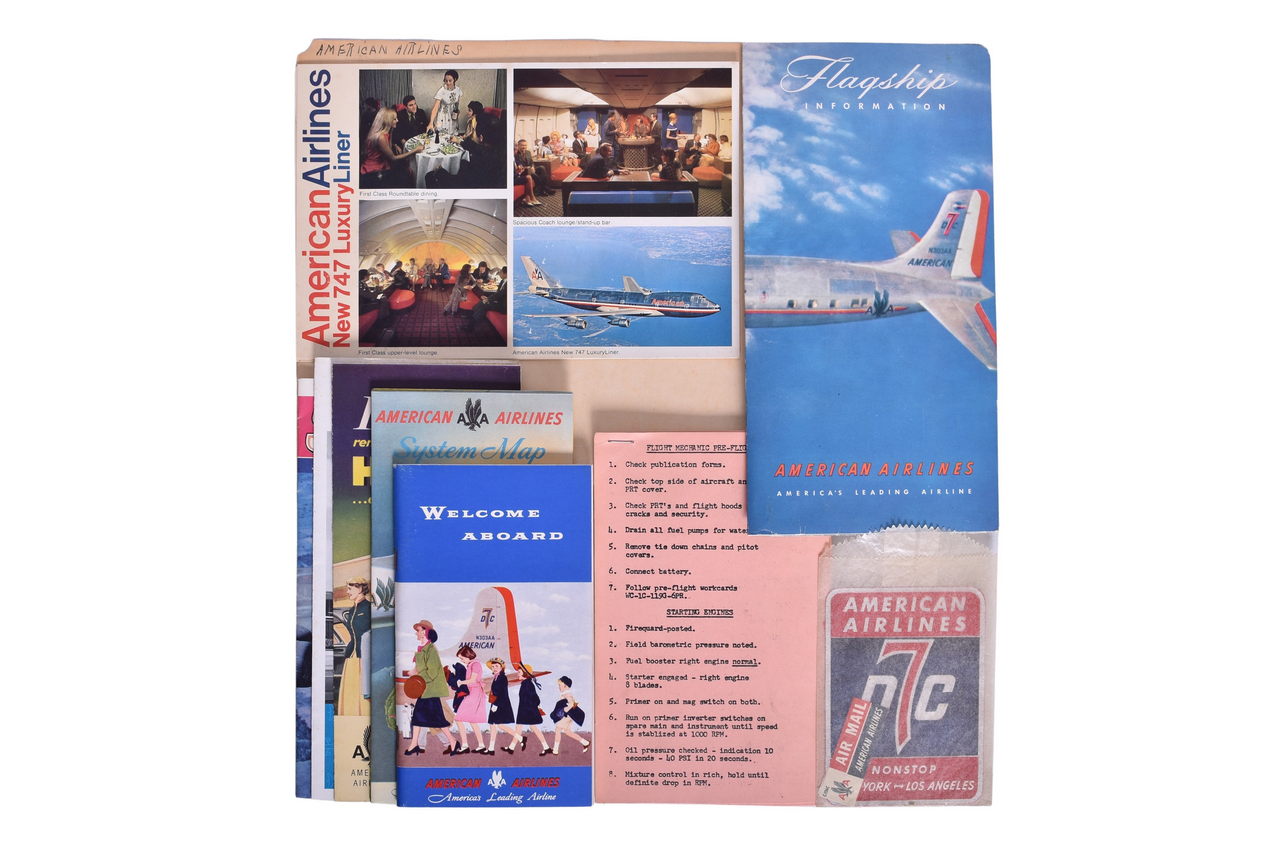 4302 - American Airlines / Boeing 757-200 Paper Group - 1950s to 1980s thumbnail