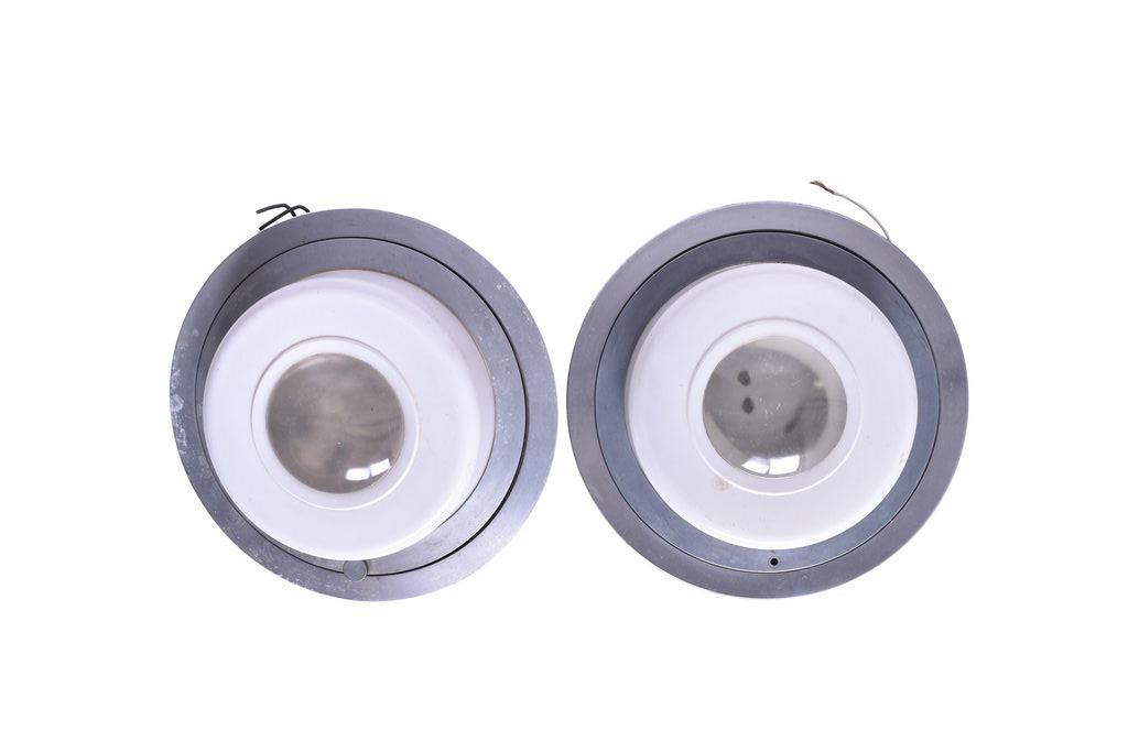 4436 - Pair of Pullman Railroad Car Ceiling Lights thumbnail