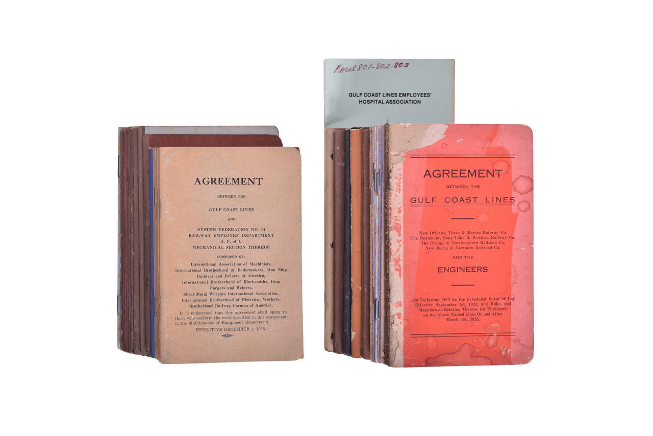 4305 - Forty-Four Gulf Coast Lines Railroad Agreements and Rule Books thumbnail
