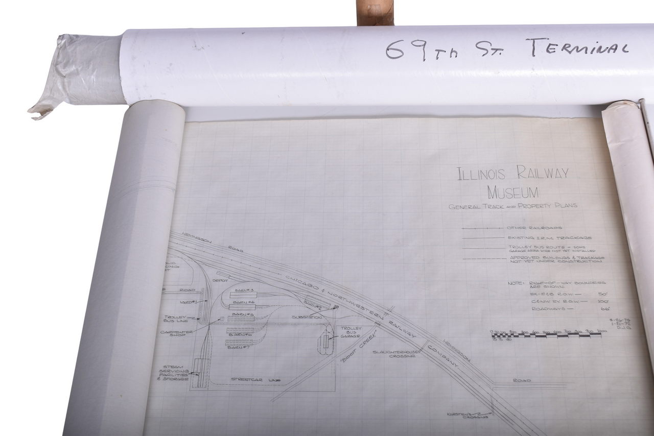 4318 - Original Vellum Philadelphia Rapid Transit Terminal, Lehigh Valley Transit, & More Blueprints thumbnail