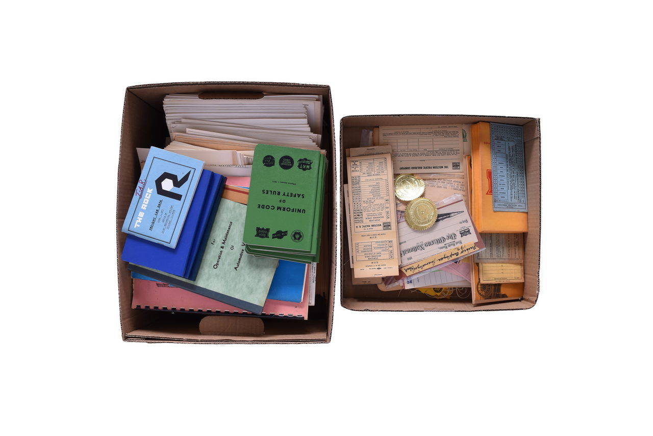 4319 - Rock Island Stationary and Various Railroad Tickets, Check Tags, and More - Western Pacific, Quanah, Pullman, Etc. thumbnail