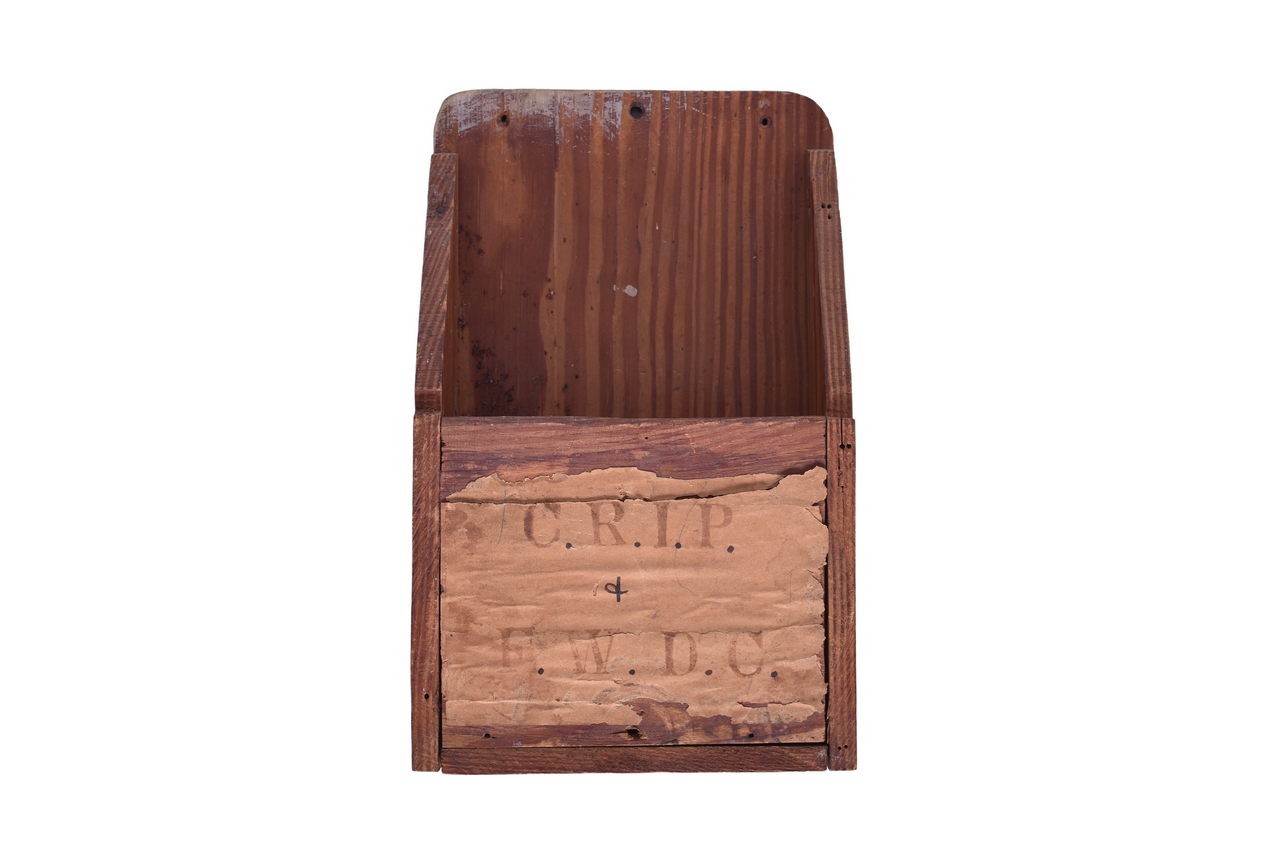 4321 - Wooden Rock Island and Fort Worth & Denver City Railroad Timetable Holder thumbnail