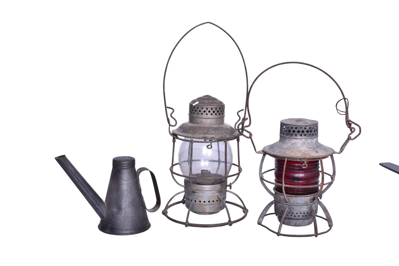 4333 - Railroad Lanterns and Tinware - Louisville & Nashville, Minneapolis & St. Louis, and St. Louis San Francisco thumbnail