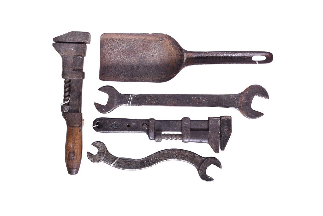 4469 - Five Western Railroad Hand Tools - Santa Fe, Union Pacific, Northern Pacific, and Missouri Pacific thumbnail