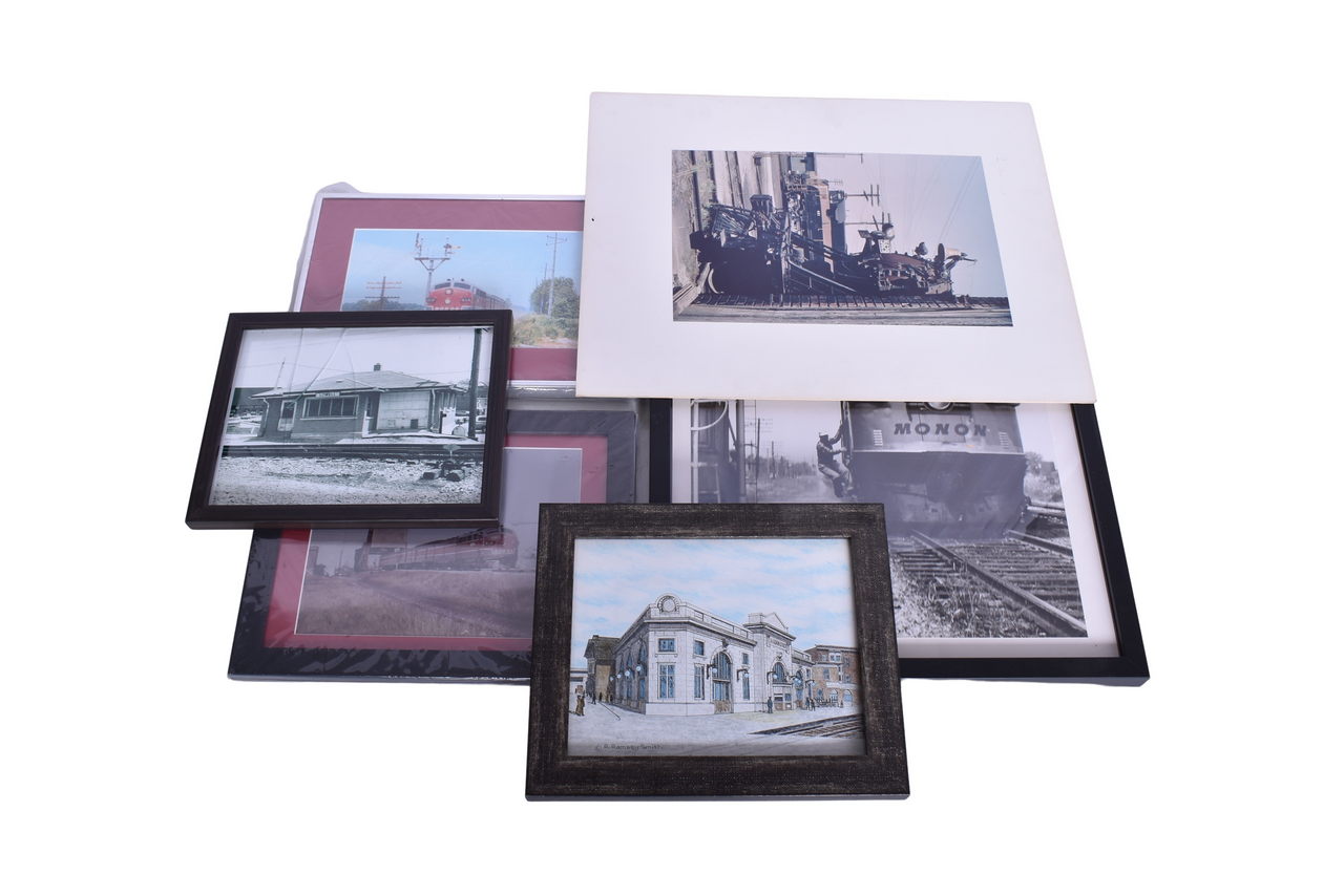 4352 - Six Monon Railroad Framed / Mounted Photos thumbnail