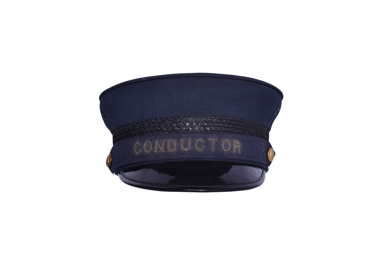 4367 - Pennsylvania Railroad M.H. Grossman Conductor Cap thumbnail