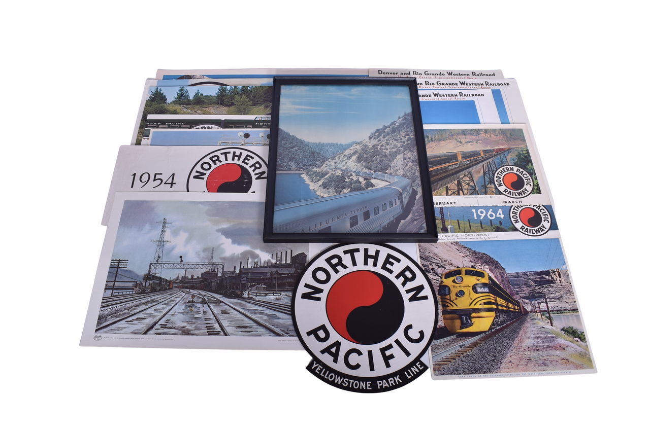 4368 - Fifteen Western Railroad Art Prints / Posters thumbnail