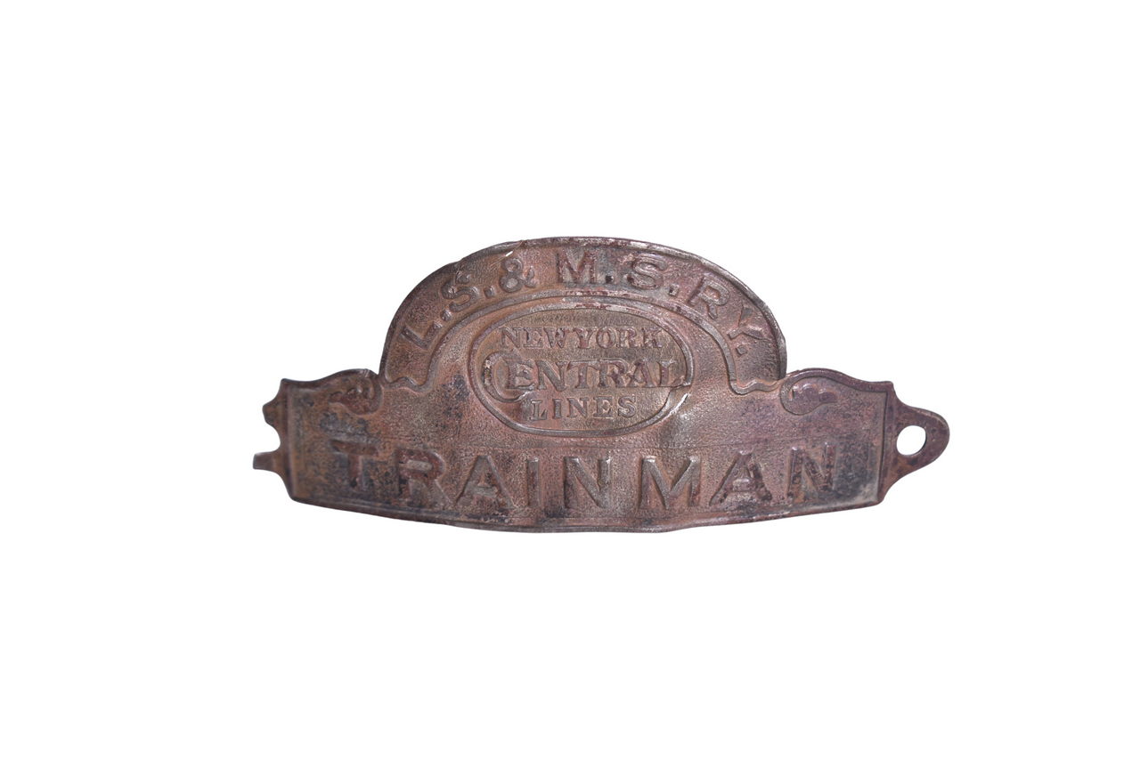 4372 - Lake Shore and Michigan Southern New York Central Lines Trainman Cap Badge thumbnail