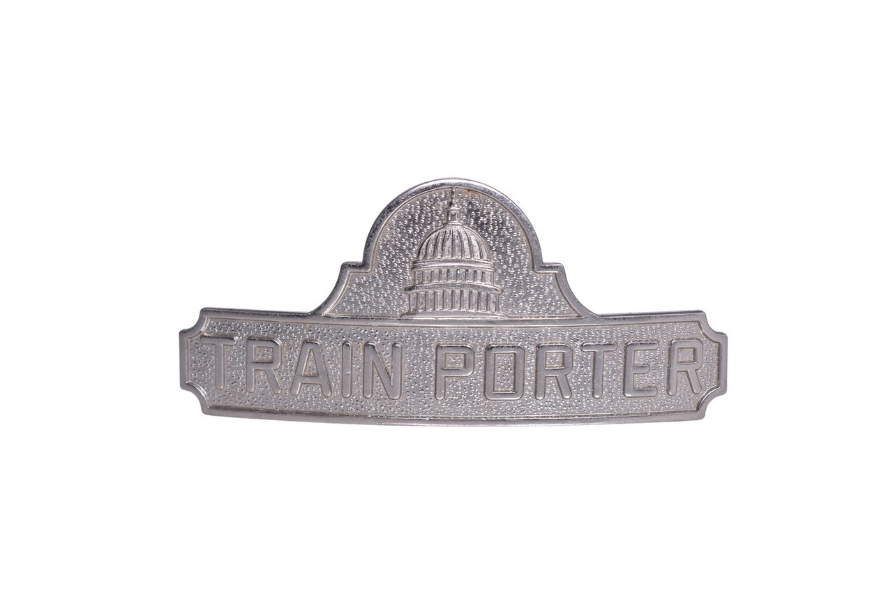 4384 - Baltimore and Ohio Capital Dome Train Porter Cap Badge thumbnail