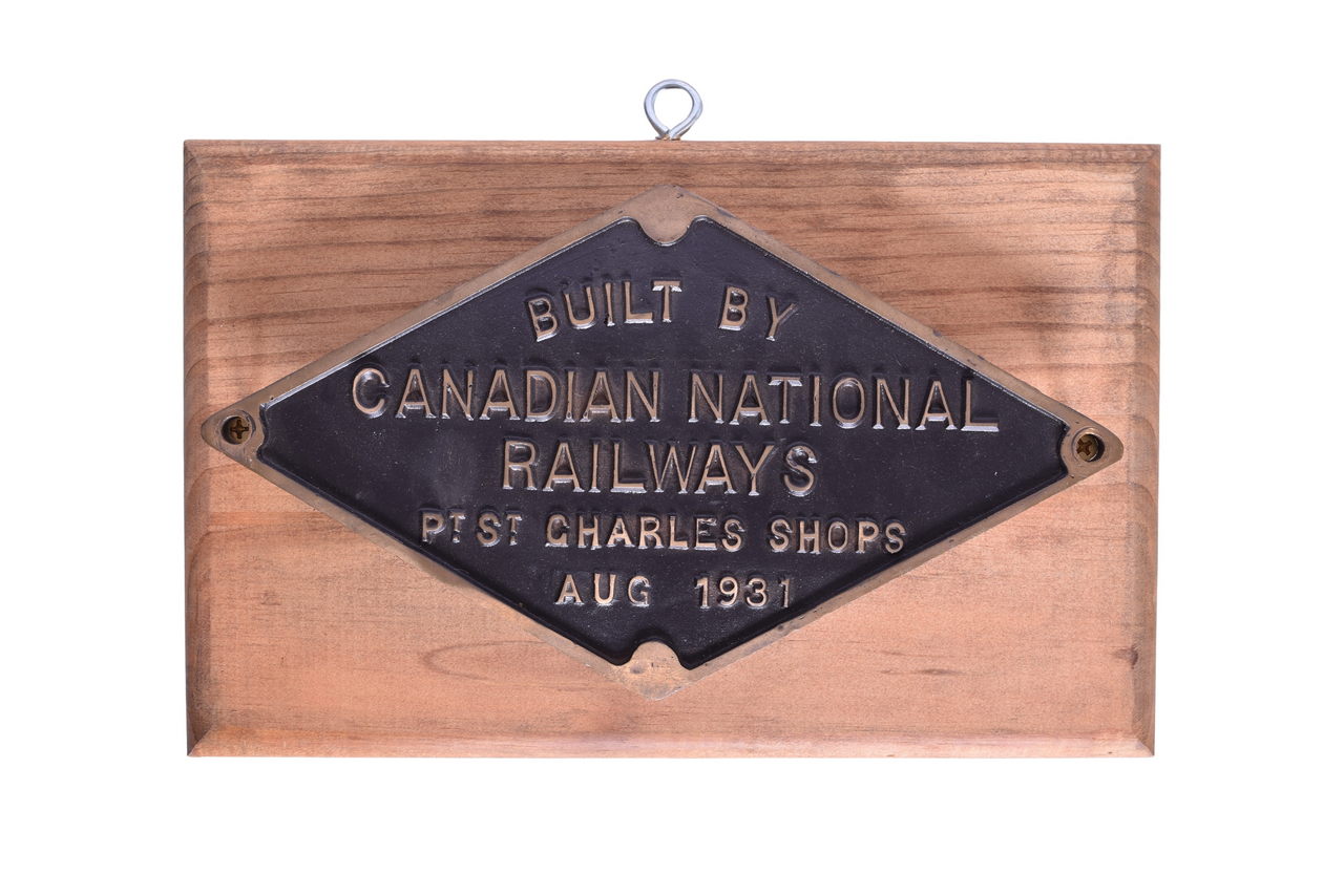 4523 - Canadian National N5D #2765 Locomotive Builders Plate thumbnail