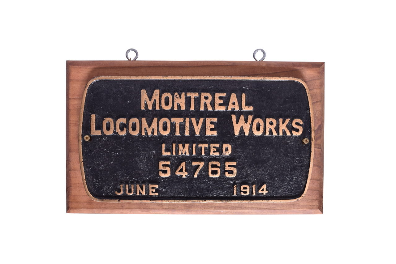 4527 - Canadian National Locomotive Builders Plate J4A Class 4-6-2 #5081 thumbnail