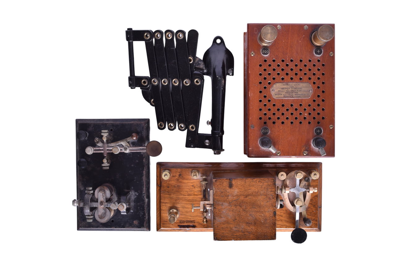 4540 - Western Electric Telegraph Key and Sounder, Telegraph Sender/Receiver, Portable Shunt, Etc. thumbnail