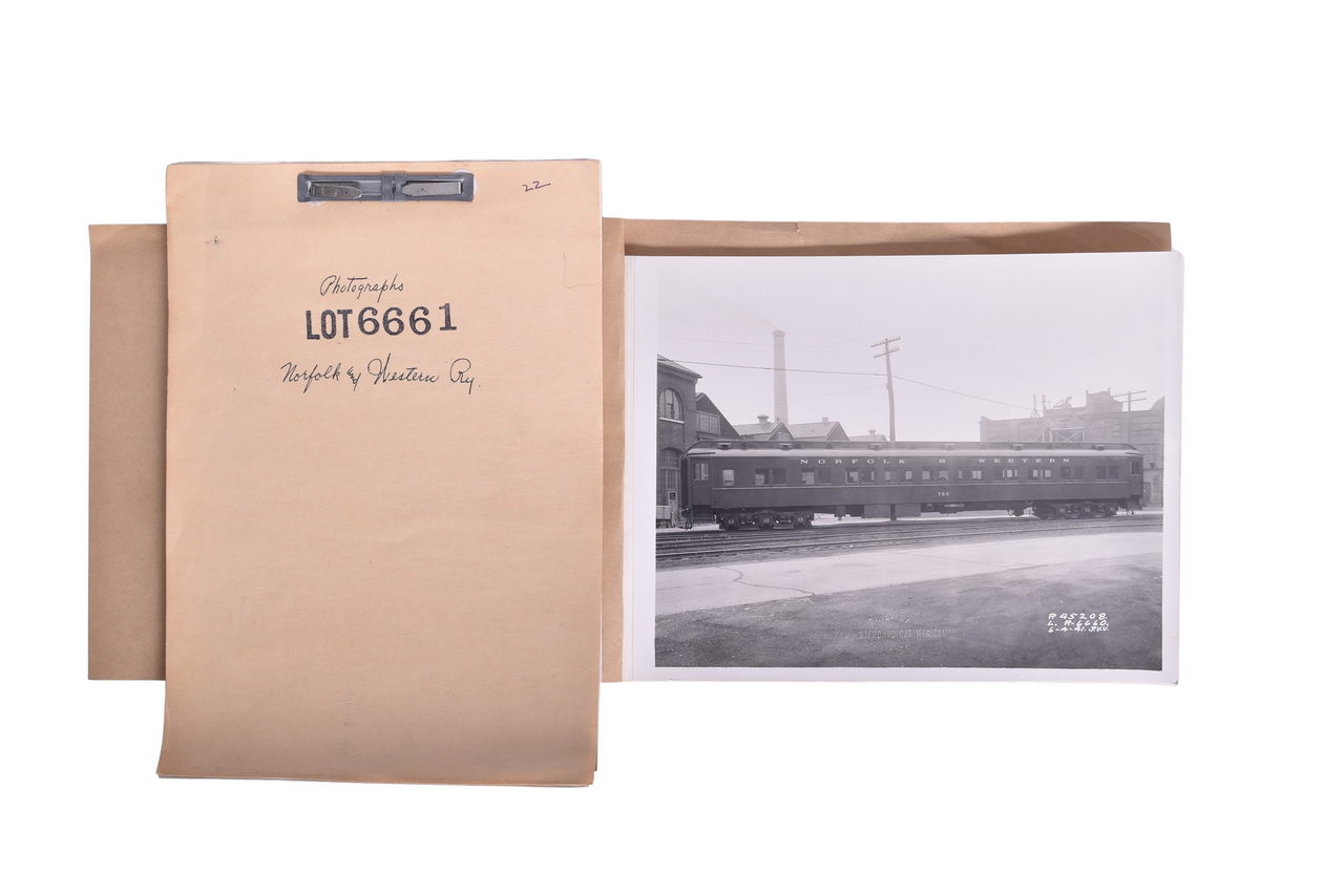 4572 - 39 Norfolk and Western Railway Coach Photos from Pullman Archives thumbnail