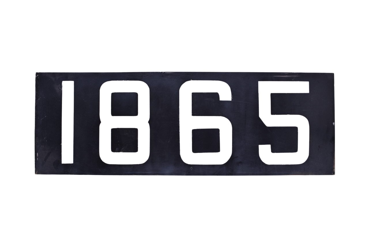 4660 - New York Central / Penn Central F7A Number Board #1865 thumbnail