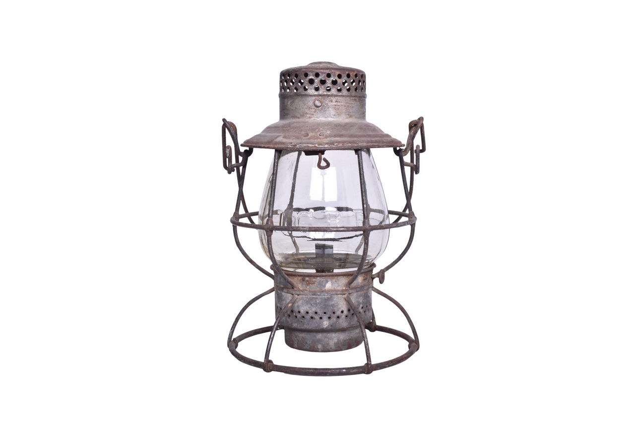 4690 - Adlake Reliable Illinois Central Railroad Lantern with Clear Cast Globe thumbnail