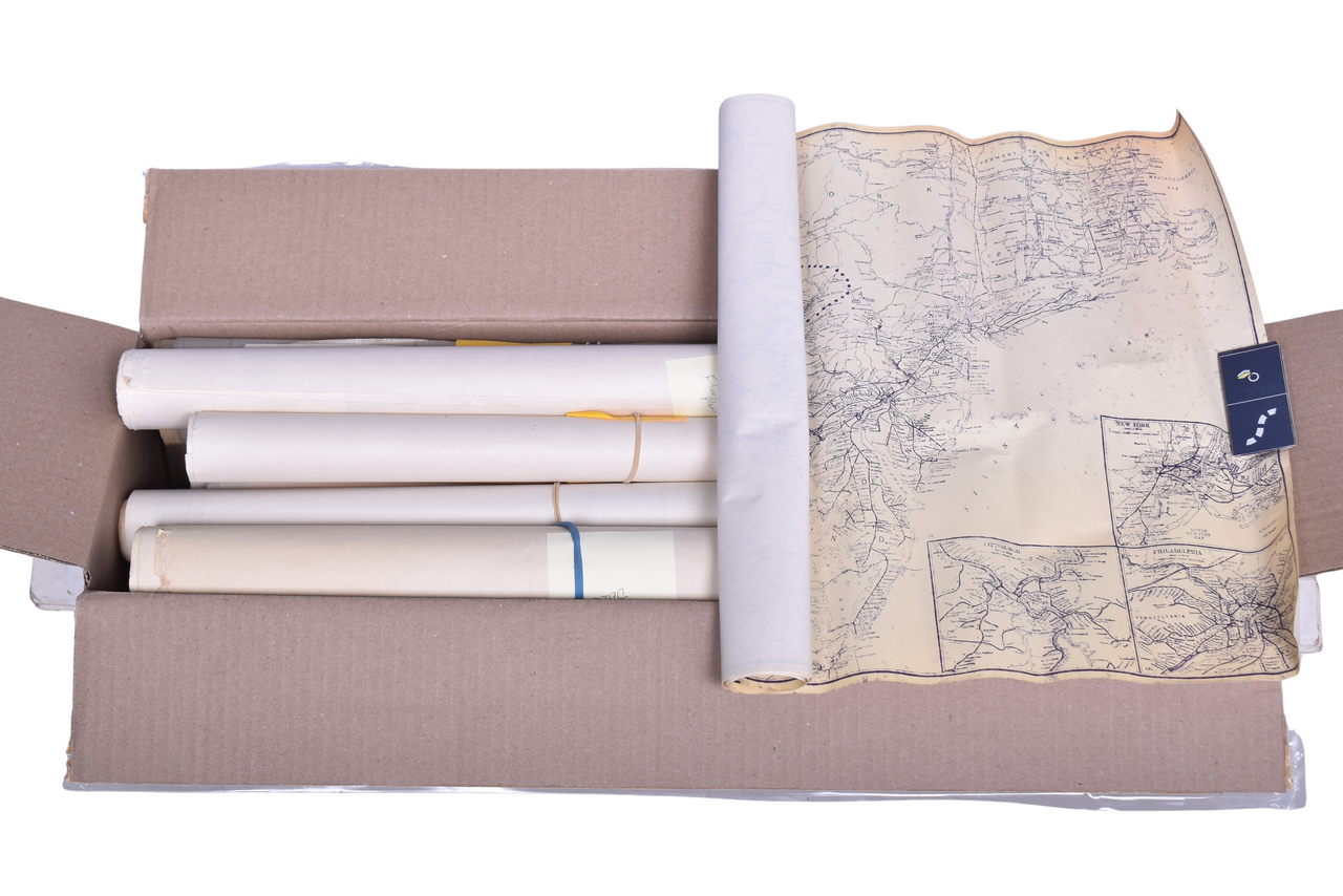 5000 - East Coast Railroad Blueprints, Maps and More - Pennsylvania, Big Four Railroad, Delaware thumbnail
