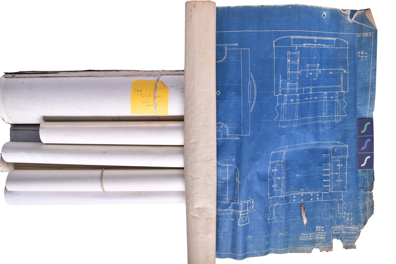 5004 - East Coast Railroad Blueprints - Elgin, Joilet and Eastern, Boston and Maine, Philadelphia thumbnail