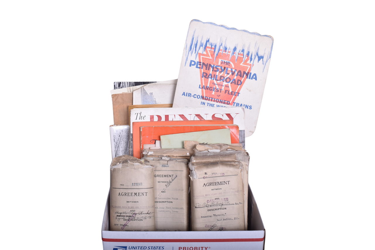 5020 - Railroad Paper Collection - Photos, Agreements, Reports, News Letters, and More! thumbnail