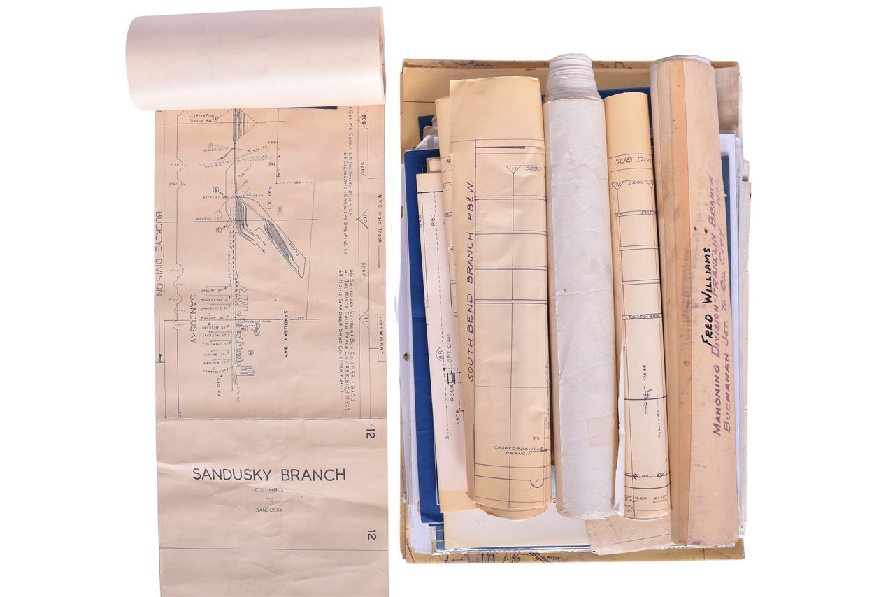 5026 - Twenty Northeastern Railroad Blueprints, Track Charts, and More - Pennsylvania thumbnail