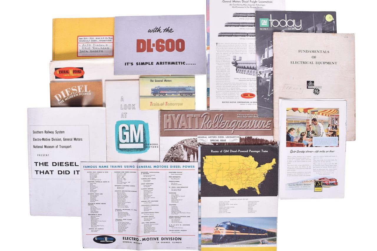 5060 - 19 Pieces of EMD and Alco Paper Ephemera from 1938 and Beyond thumbnail