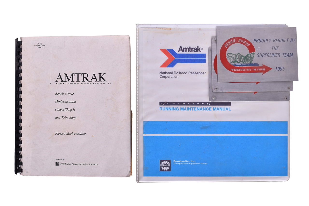 5074 - Amtrak Superliner Rebuild Plates, Beech Grove Overhaul Plans and Superliner II Maintenance Manual thumbnail