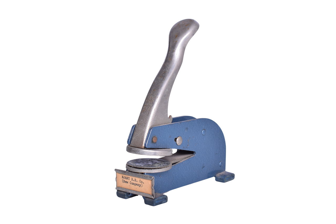 5108 - The New Jersey and New York Railroad Company Seal Embosser thumbnail