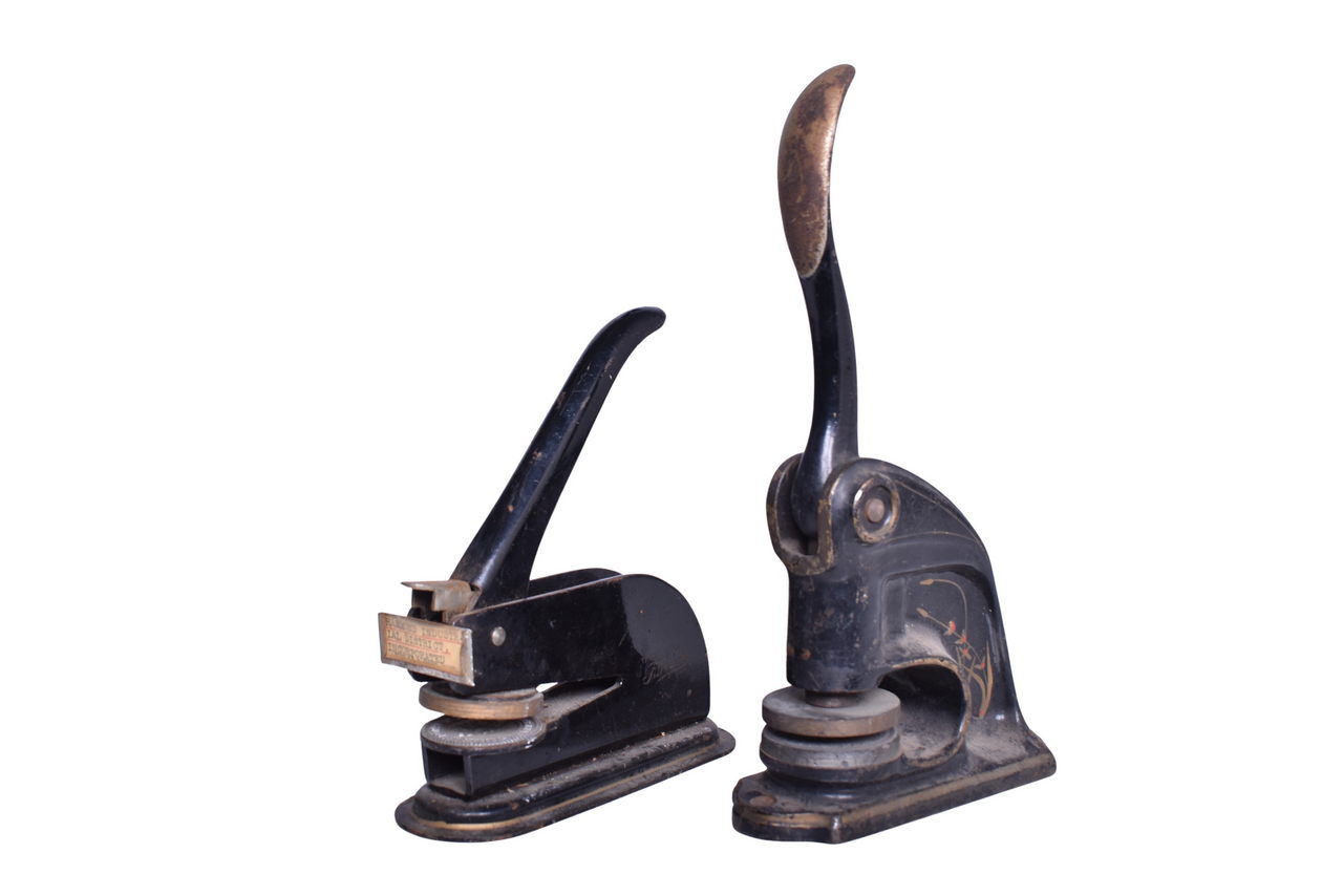 5142 - Pair of Seal Embossers - Hammond Industrial District, Inc. and Industrial Center Land Comp. thumbnail