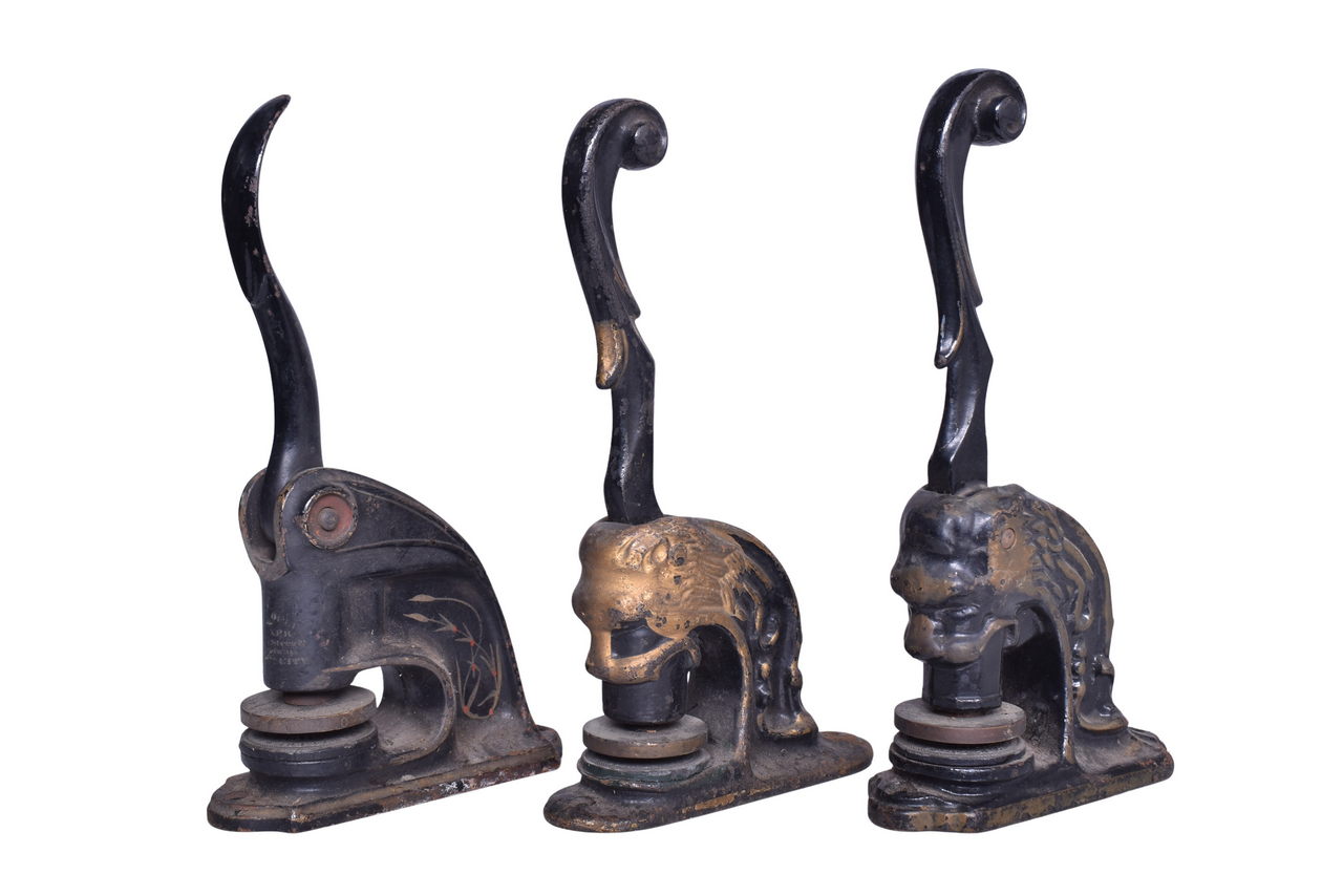 5144 - Trio of Seal Embossers - Hotel Advertising Co., Kensico Realty, and Interstate Elevator Co. thumbnail