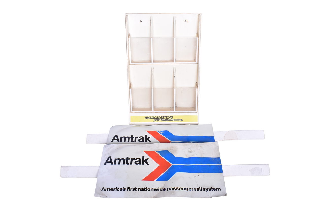 5168 - Amtrak Wall Timetable Holder and Signage thumbnail