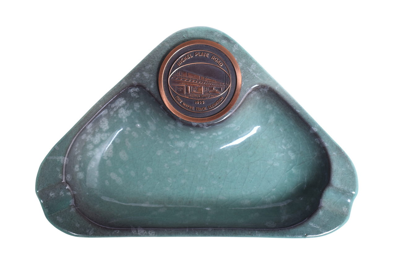 5192 - Nickel Plate Road Signature Fort Wayne Track Elevation Decorated Ash Tray thumbnail