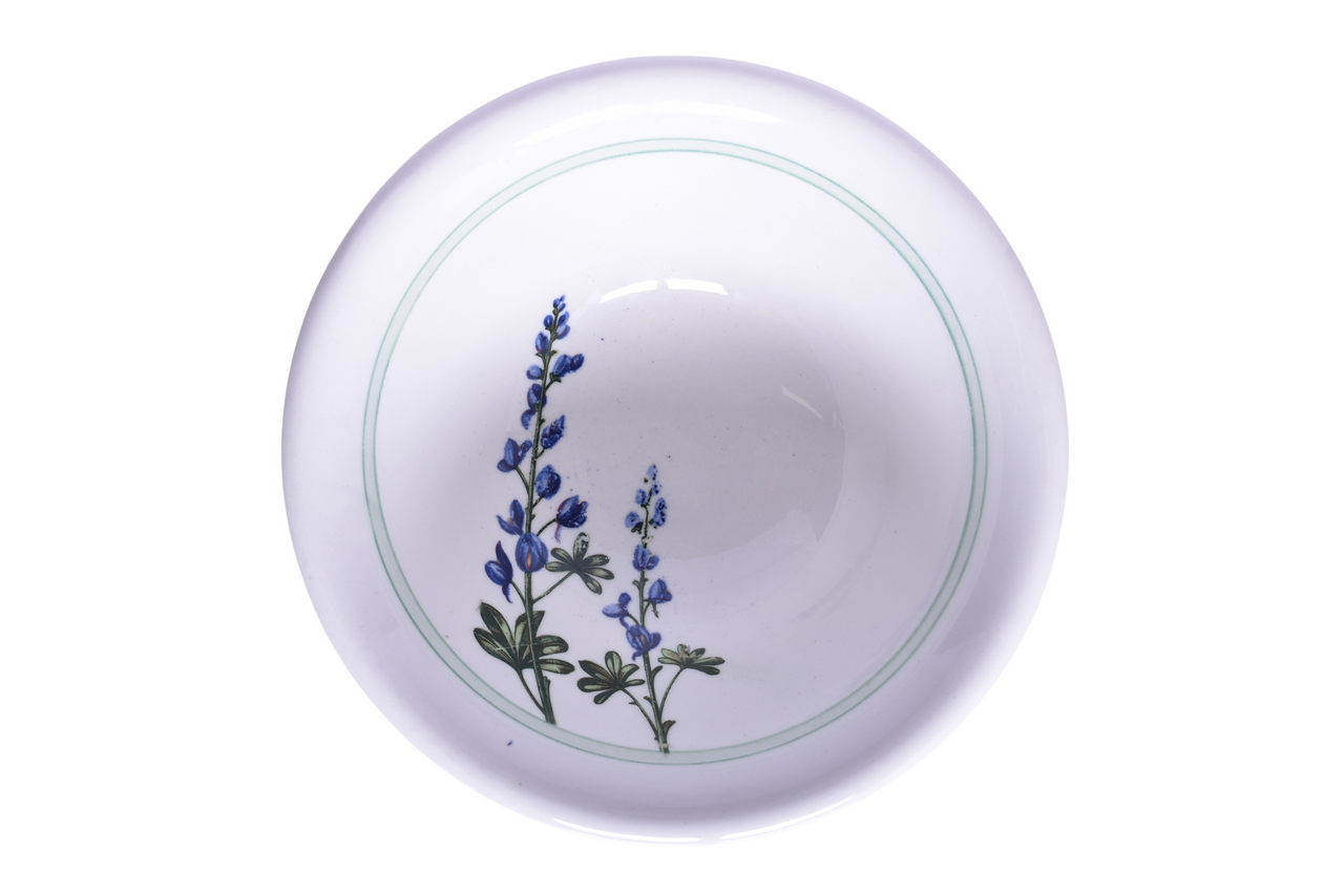 5206 - Missouri, Kansas, and Texas Railroad China Bluebonnet Bowl thumbnail