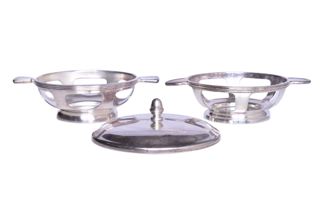 5228 - International Silver Union Pacific Railroad Finger Bowls and Supreme Set Lid thumbnail