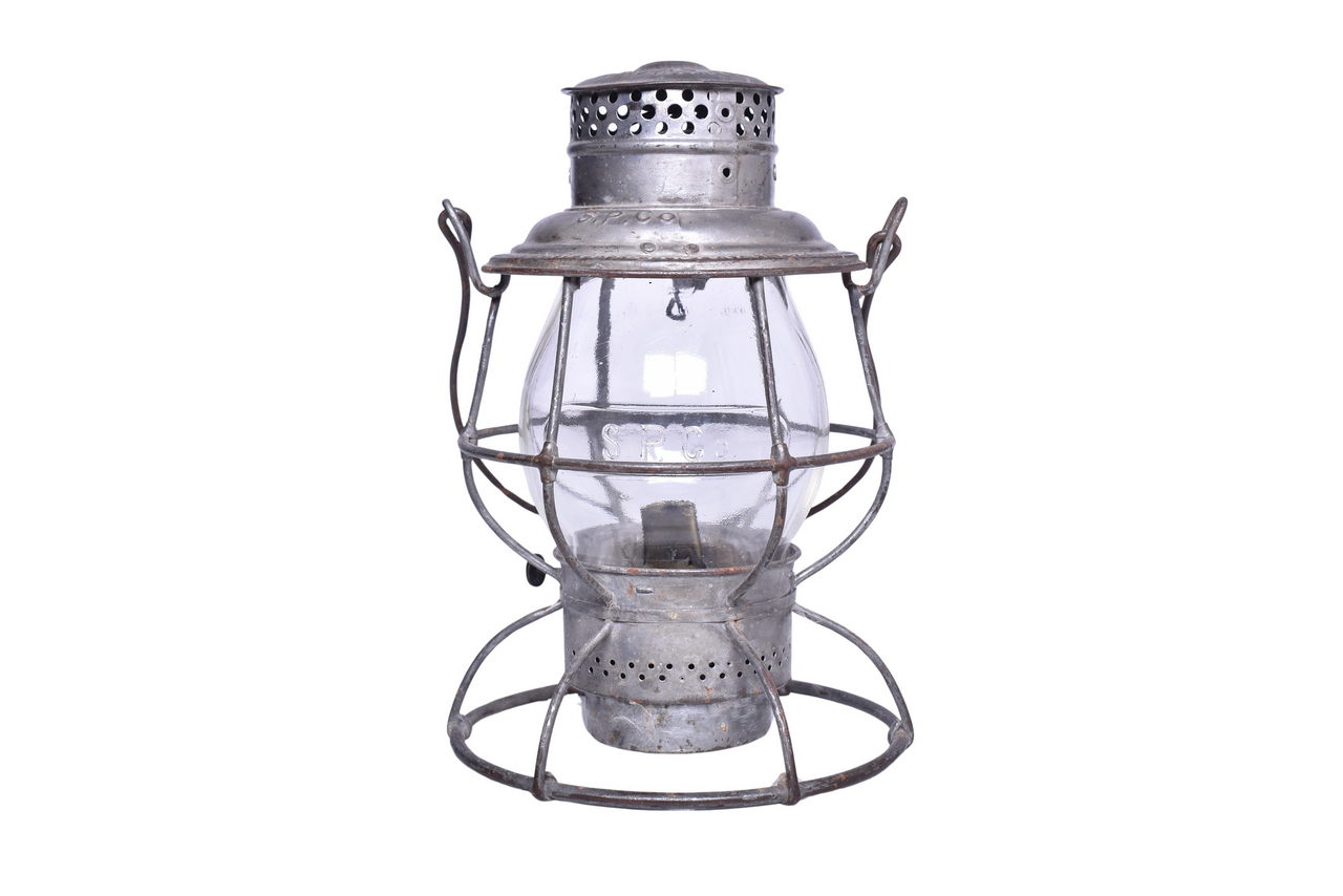 5251 - Adlake Reliable Southern Pacific Co. Railroad Lantern w/ Clear Cast Tall Globe thumbnail