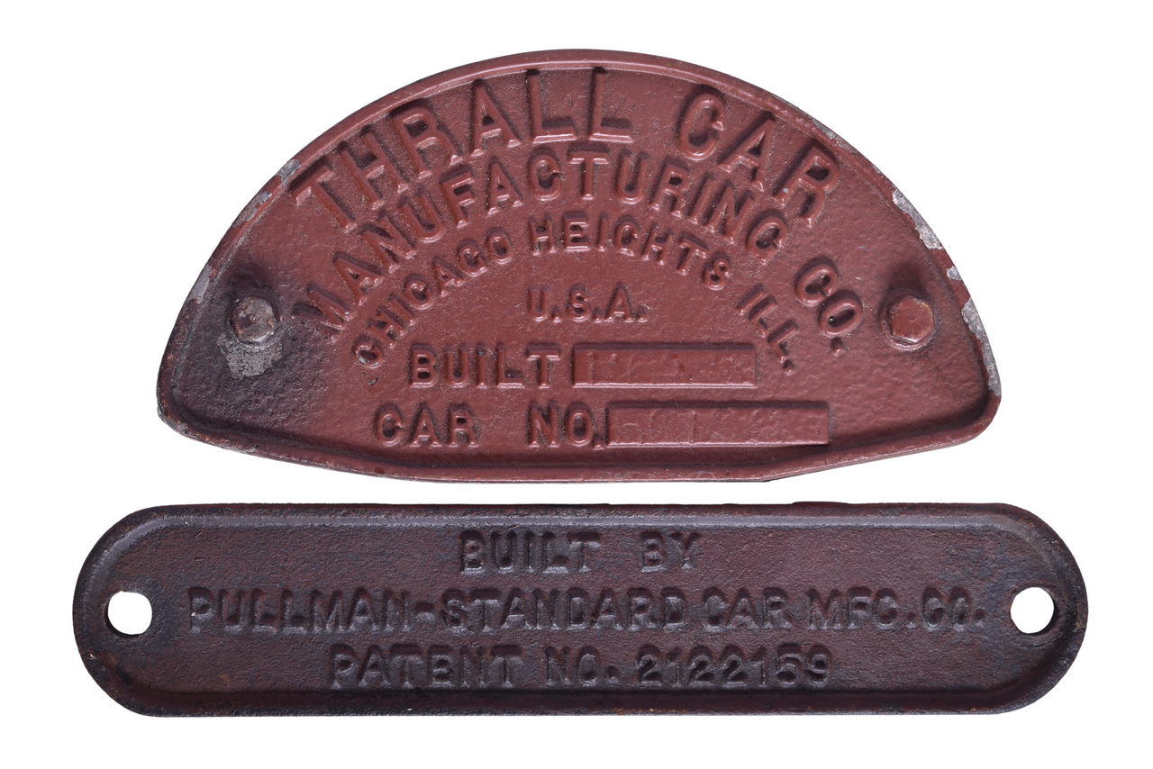 5311 - Thrall and Pullman-Standard Builders Plates thumbnail
