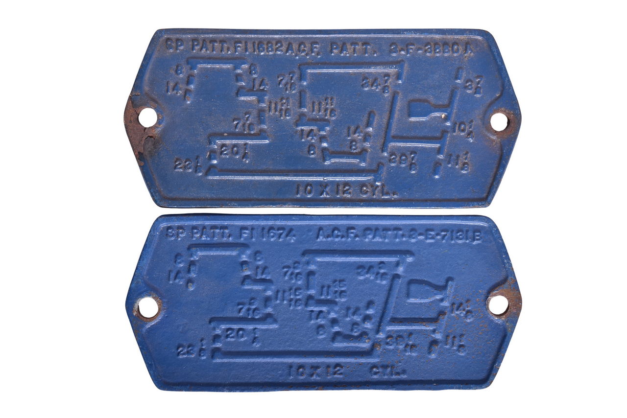 5314 - Pair of Southern Pacific Brake Plates thumbnail