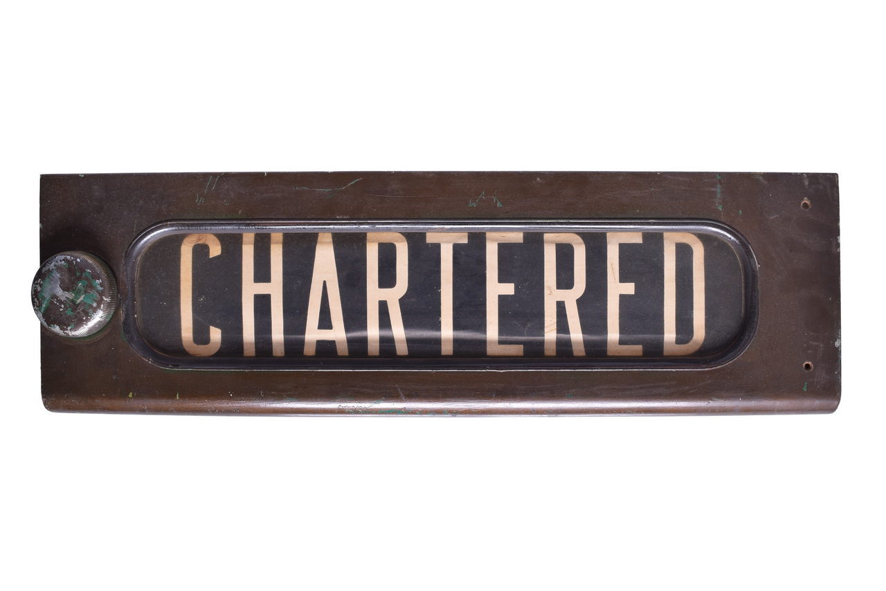 5400 - Chartered Bus Destination Sign - Hub and Mechanism Only thumbnail